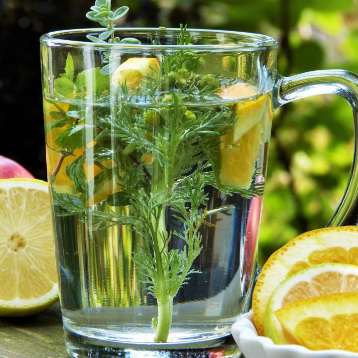 Tee im Glas